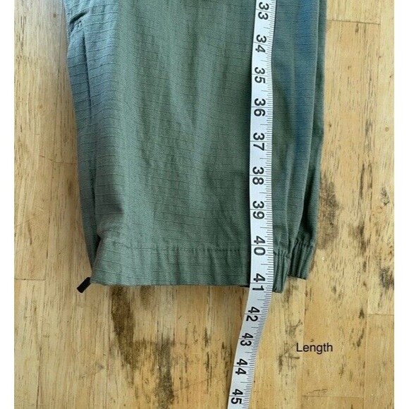 Onia All Terrain Ripstop Joggers Cotton Stretch Water Resistant Green Pants XL - Picture 9 of 9